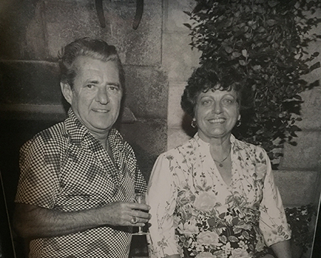 George W. Guglielmo and wife Madeline 1945