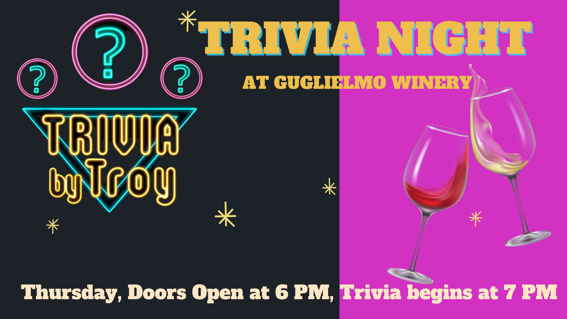 Trivia Night at Guglielmo Winery