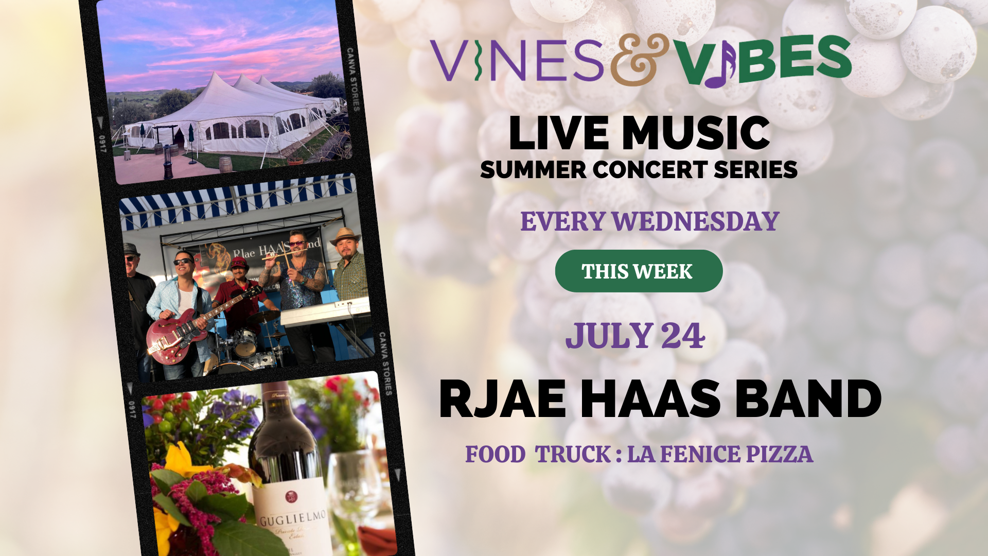 Rae Haas Band Vines & Vibes