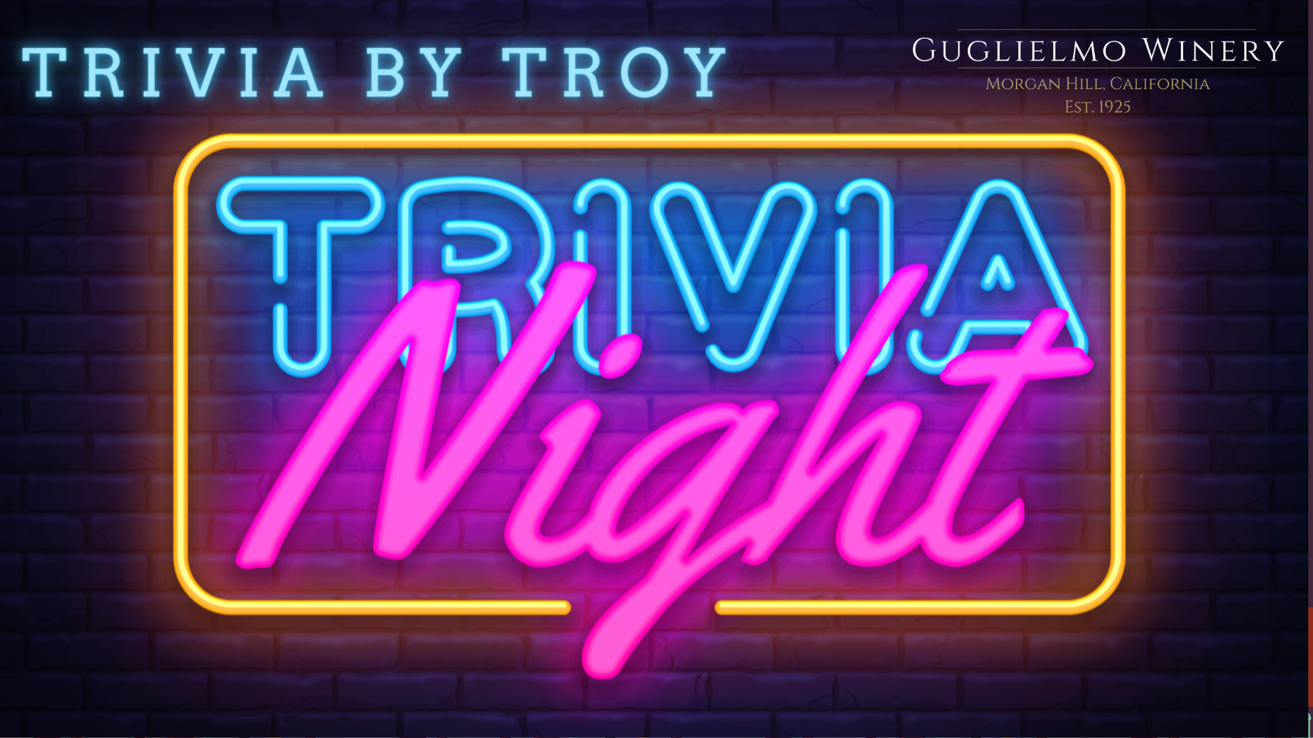 Trivia by Troy at Guglielmo Winery