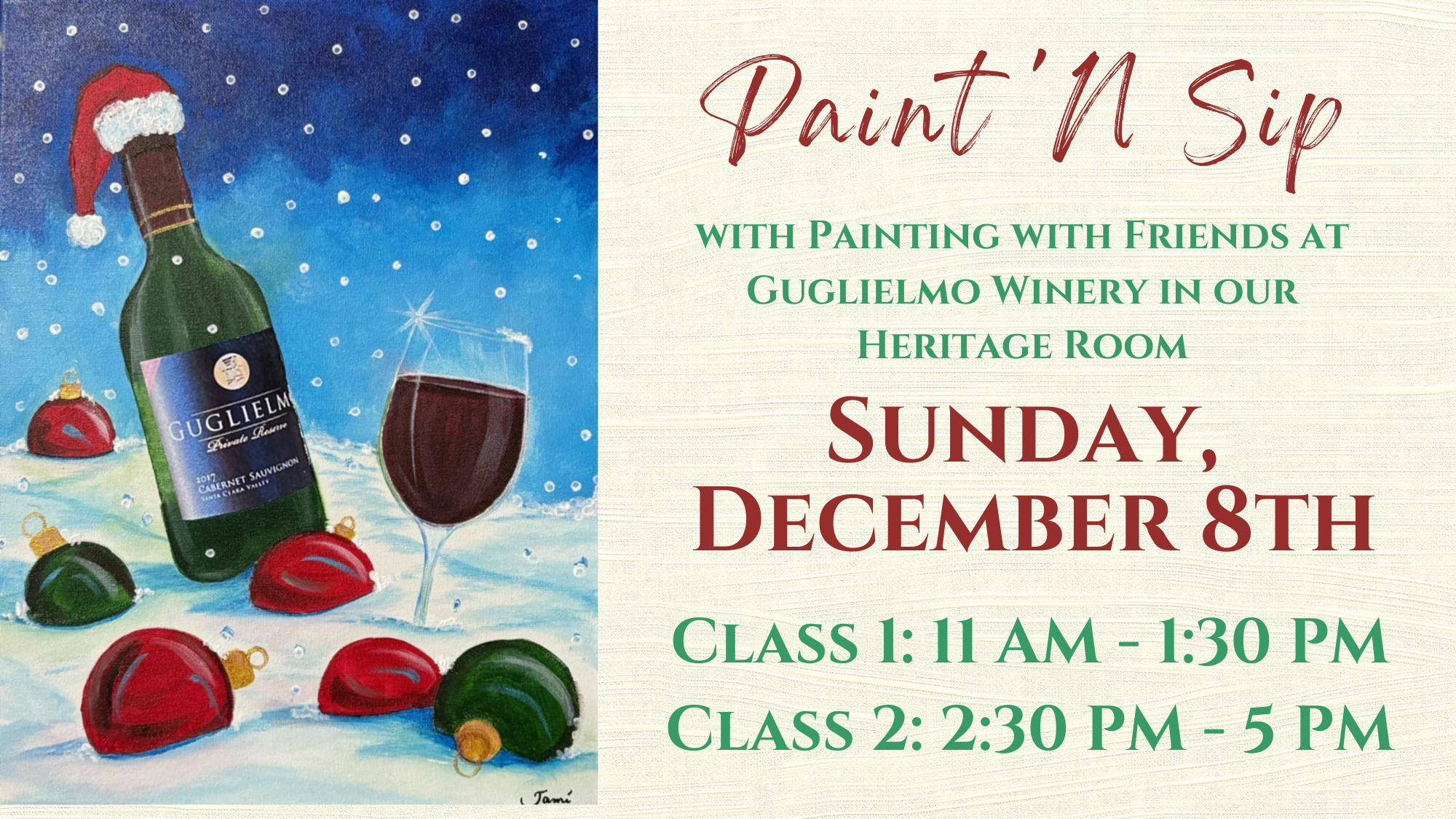 Paint' N Sip December 2024