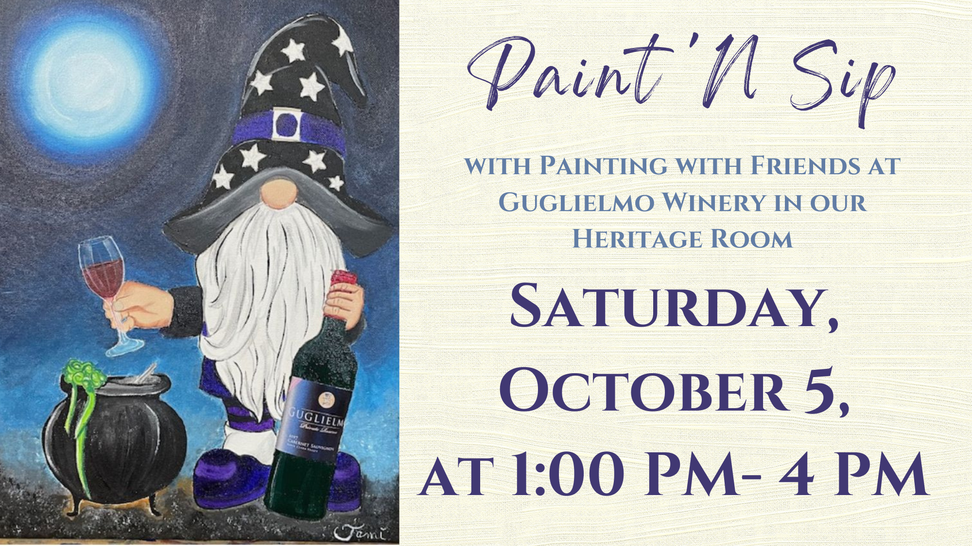 Paint and Sip Event at Guglielmo Winery