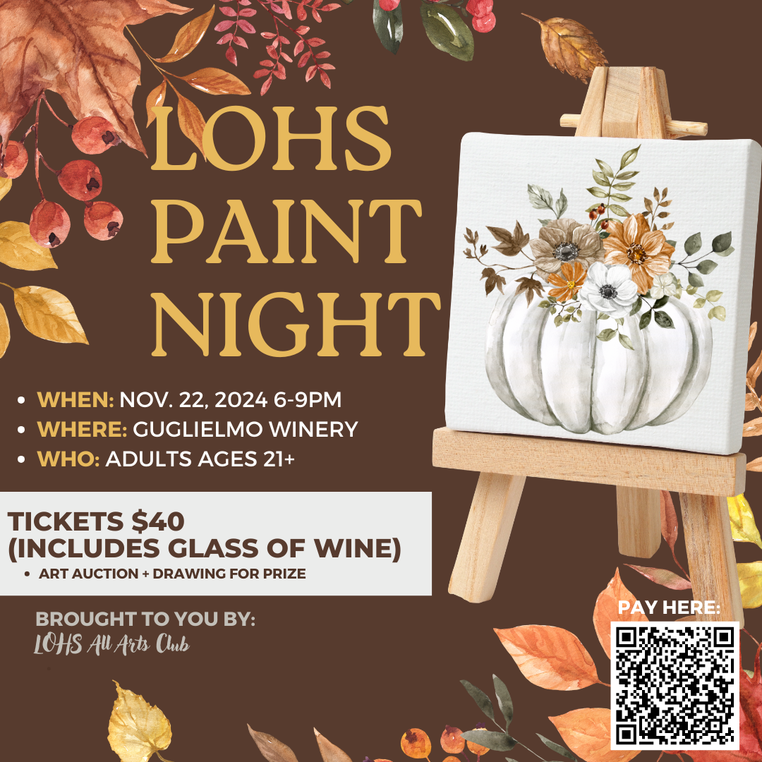 Live Oak High School Paint Night at Guglielmo Winery