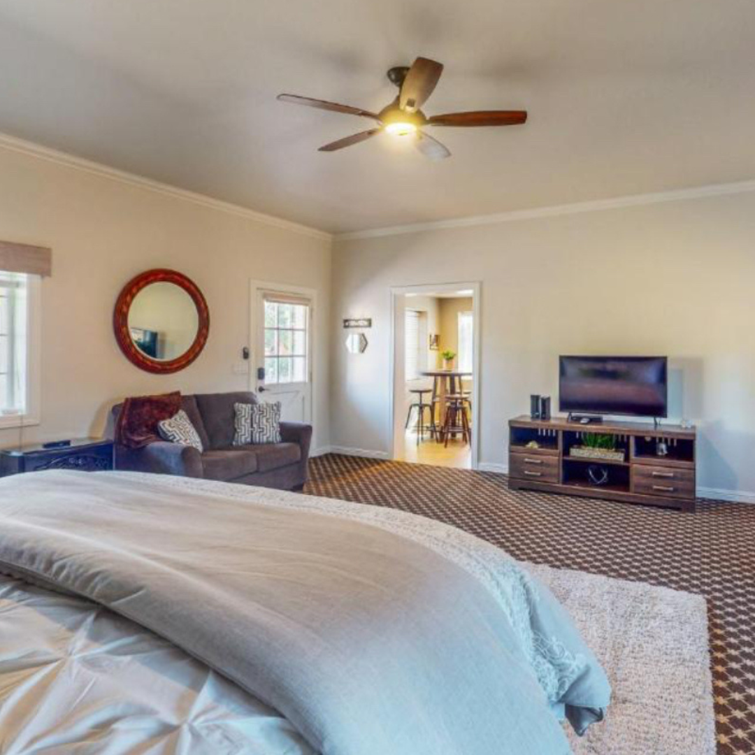 Villa in the Vineyard bedroom Guglielmo Winery Morgan Hill