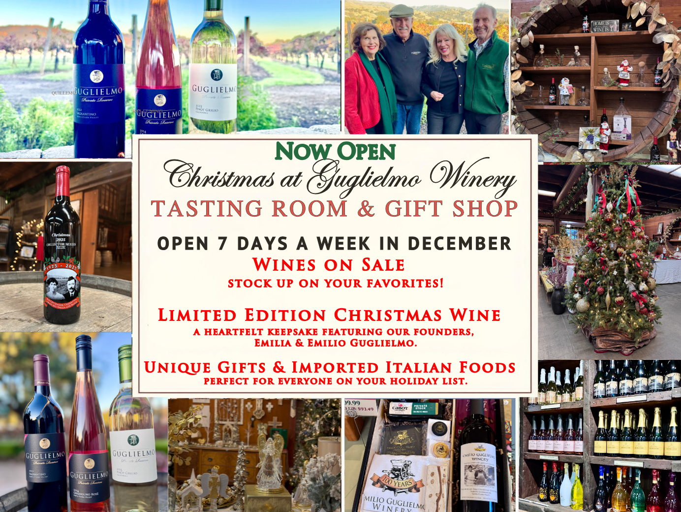 Pop Up Winery Christmas