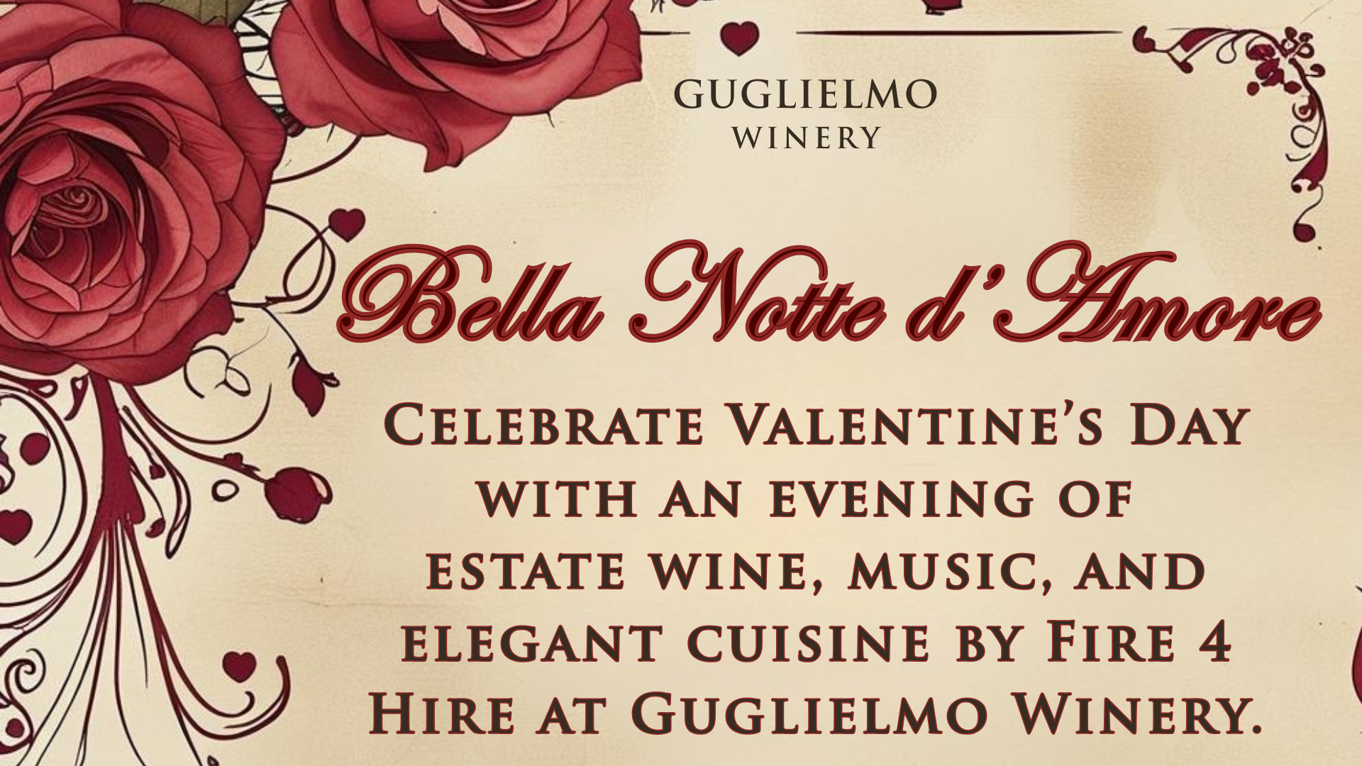 Valentine's Day dinner event