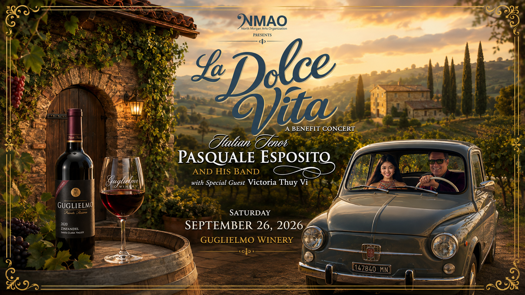 Pasquale Benefit Concert Guglielmo Winery